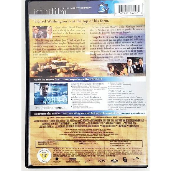 John Q. (2002 Film) Drama/Thriller [DVD] - Picture 2 of 3